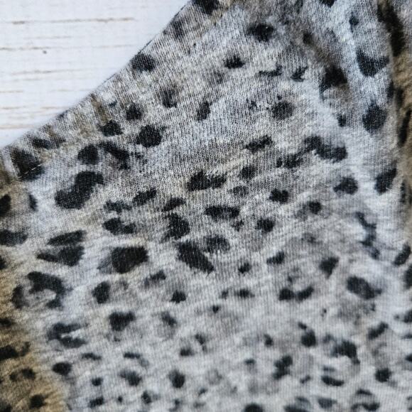 Old Navy Leopard Print Halter Gray Midi Dress sz Large - Picture 5 of 6